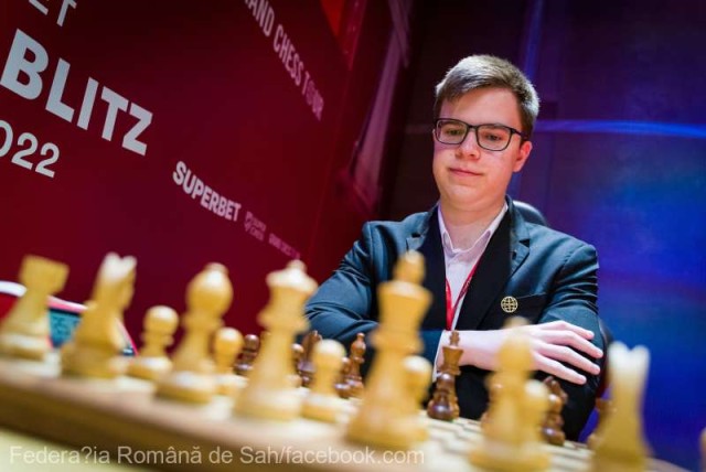 Şah: David Gavrilescu a remizat cu Aronian şi Anand, la turneul Superbet Rapid & Blitz Polonia