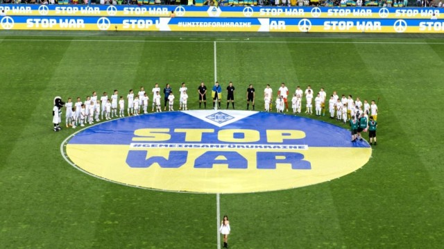 Fotbal: Echipa Ucrainei a învins-o pe Borussia Moenchengladbach, în primul său meci de la debutul războiului
