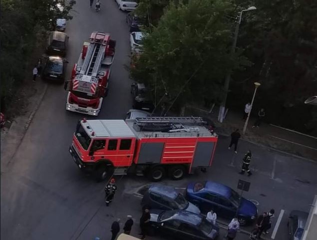 Incendiu la un apartament de pe bulevardul Tomis