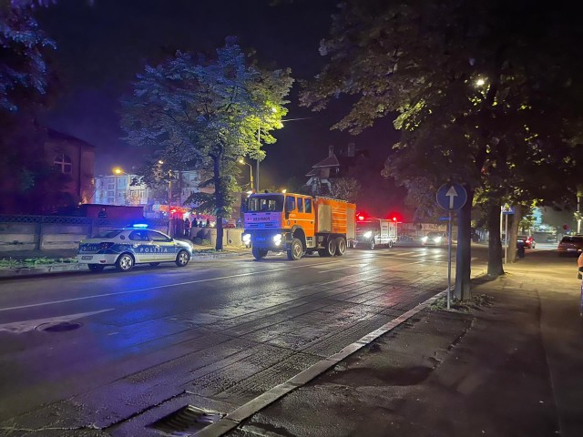 Incendiu lângă Consulatul Turc din Constanţa! Video