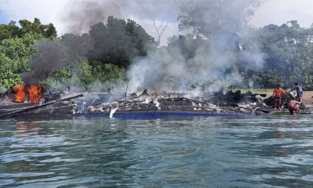 Filipine: Cel puţin şapte morţi într-un incendiu pe un feribot