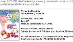 Pericol pentru sănătate! Kaufland retrage de urgență un produs de la raft