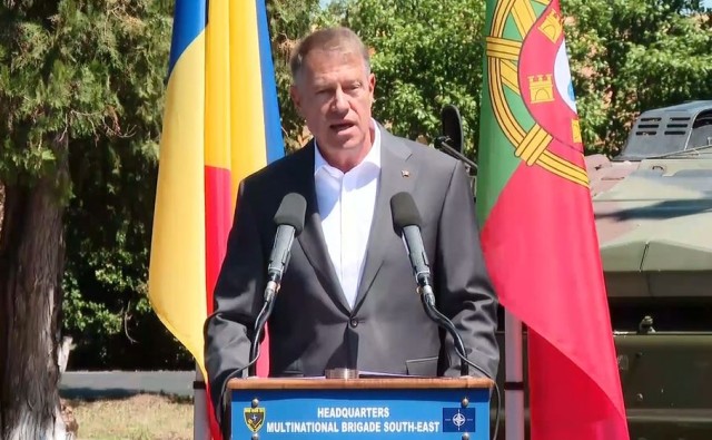 Iohannis: Realitatea actuală ne determină să consolidăm apărarea NATO în regiunea Mării Negre