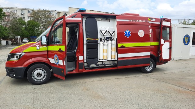 Ambulanță pentru nou-născuții în stare critică, în dotarea ISU Dobrogea