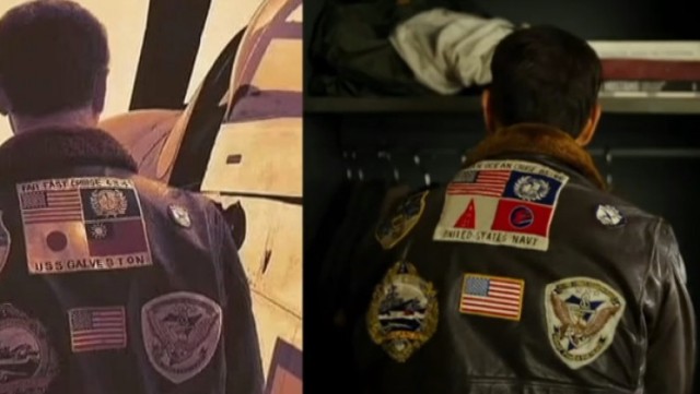 Un cadru cu geaca purtată de Tom Cruise în noul 