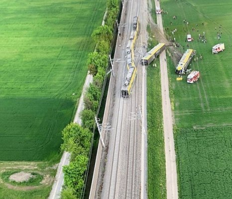 Tragedie în Austria: un tren a deraiat, sunt mai mulți morți și răniți!