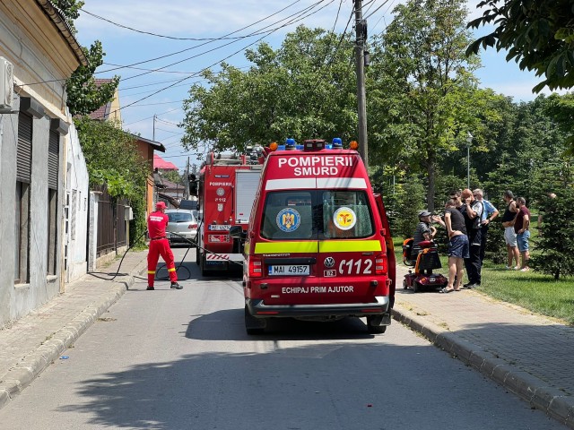 Incendiu la o casă, în Medgidia