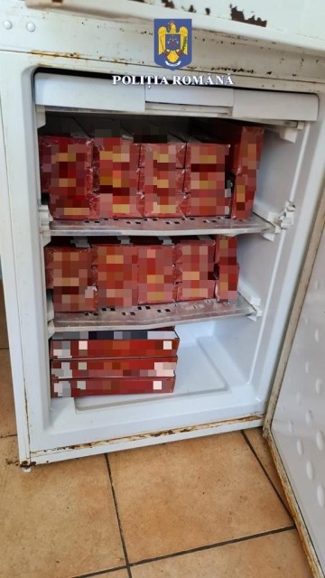 Percheziții la Constanța: Contrabandiștii țineau țigările în frigider