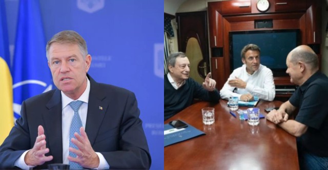Klaus Iohannis a ajuns joi la Kiev, împreună cu Emmanuel Macron, Olaf Scholz și Mario Draghi