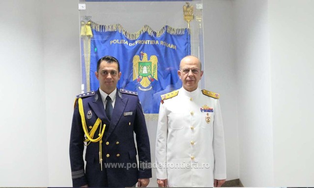 Comandantul Gărzii de Coastă din Turcia, vizită de lucru la Poliția de Frontieră Română