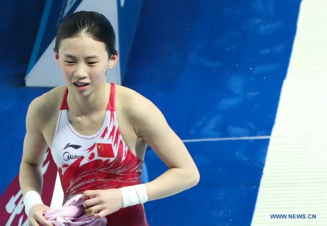Nataţie: Campionatele Mondiale - Dublă chineză la sărituri de la platformă 10 m feminin