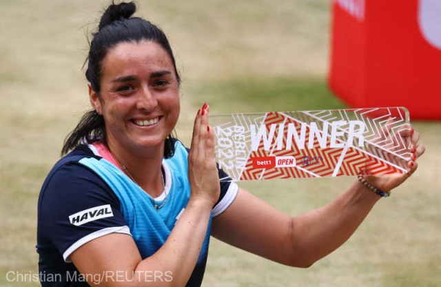 Tenis: Tunisianca Ons Jabeur şi-a adjudecat trofeul la Berlin