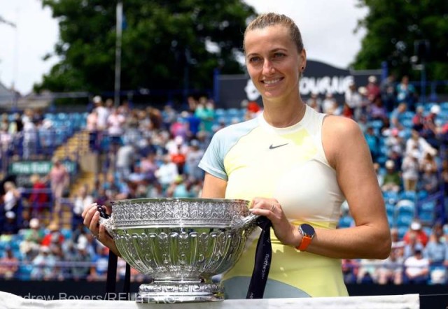 Tenis: Petra Kvitova a câştigat turneul WTA de la Eastbourne