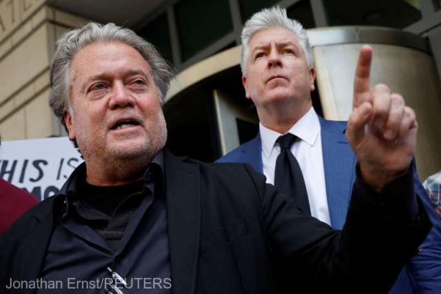 Steve Bannon, fost consilier al lui Trump, găsit vinovat pentru obstrucţionarea anchetei în cazul Capitoliului