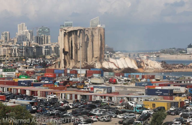 Liban: Încă o parte a silozurilor din portul Beirut avariate de explozia din 2020 s-a prăbuşit