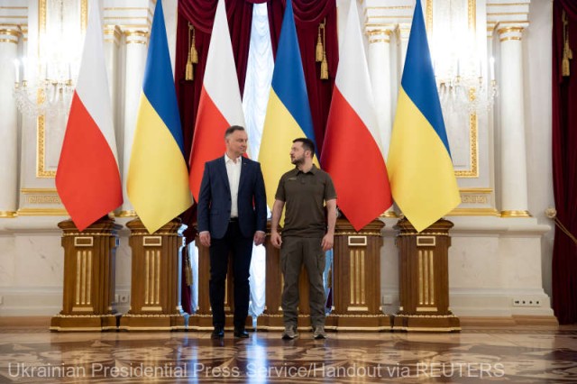 Preşedintele polonez Andrzej Duda, la Kiev pentru a discuta un nou sprijin pentru Ucraina
