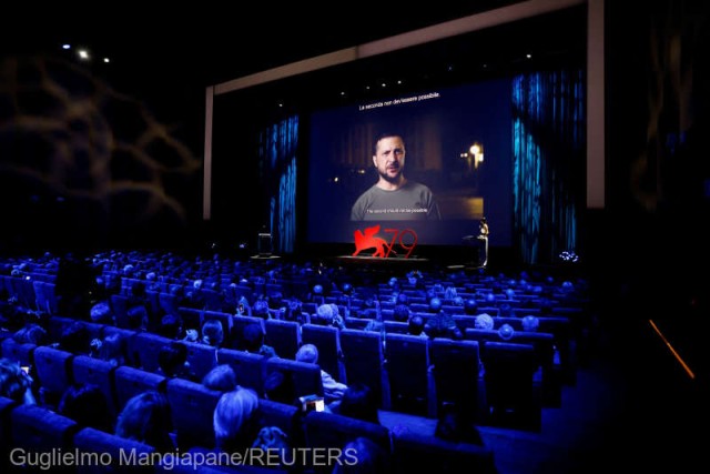 Zelenski, invitat surpriză în deschiderea festivalului de film de la Veneţia