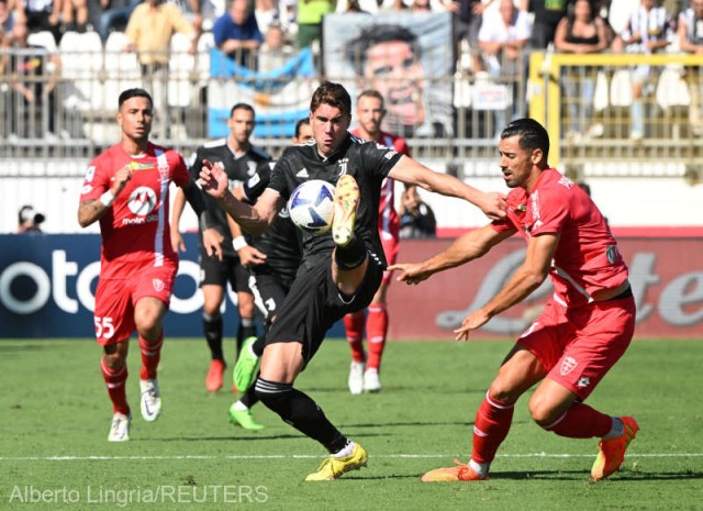 Fotbal: Juventus, învinsă de ultima clasată, Monza, debutantă în Serie A