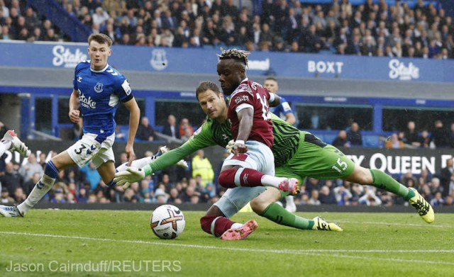 Fotbal: Everton - West Ham 1-0, în Premier League