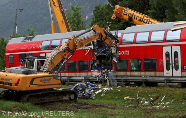 Accident feroviar în Germania: Ancheta vizează trei angajaţi ai Deutsche Bahn