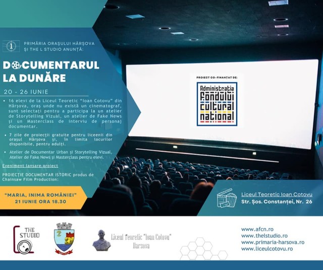 Proiectul ”Documentarul la Dunăre”, implementat de Primăria Hârșova