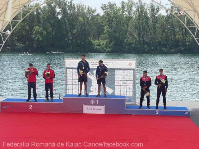 Kaiac-canoe: România a încheiat Europenele de juniori şi tineret de la Belgrad cu două medalii de bronz