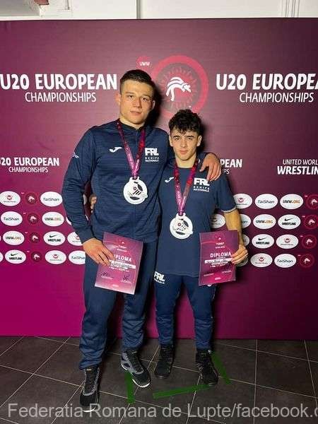 Lupte: Denis Florin Mihai şi Patrik Iulian Gordan, medaliaţi cu argint la Europenele Under-20