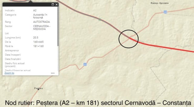 Trei noi noduri rutiere vor fi construite pe Autostrada A2