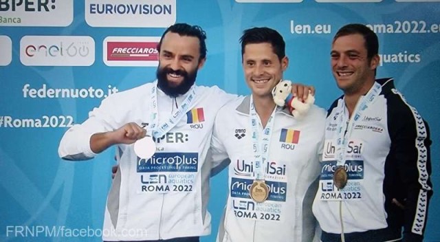 Constantin Popovici şi Cătălin Preda au obţinut aur şi argint în proba de sărituri de la mare înălţime