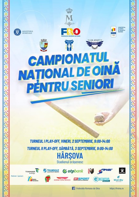 Primăria Hârșova organizează Campionatul Național de Oină pentru Seniori