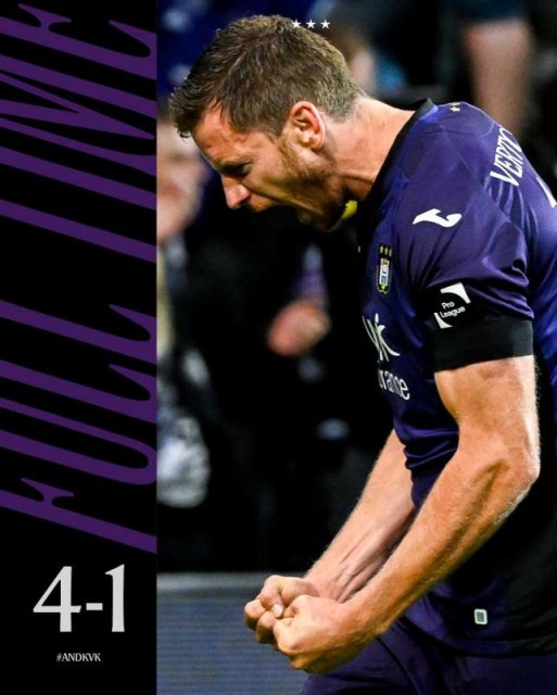 Fotbal: Victorie clară pentru Anderlecht, în campionatul Belgiei