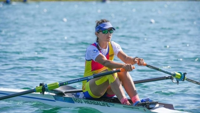 Ionela Cozmiuc, medaliată cu aur la simplu vâsle, categorie uşoară, la Europene