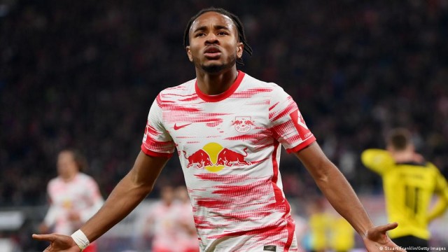 Fotbal: Nkunku, cel mai bun jucător din Bundesliga, înaintea lui Lewandowski