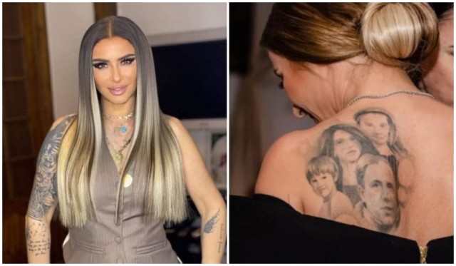 Anamaria Prodan și-a acoperit tatuajul cu chipul lui Laurențiu Reghecampf