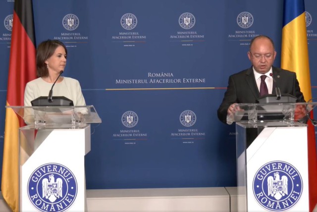 Ministrul german de Externe: Pe Dunăre şi prin portul Constanţa pot trece două milioane de tone de cereale ucrainene