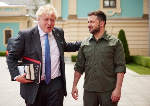 Boris Johnson a mers de unul singur la Kiev, la o zi după vizita celor patru lideri ai UE