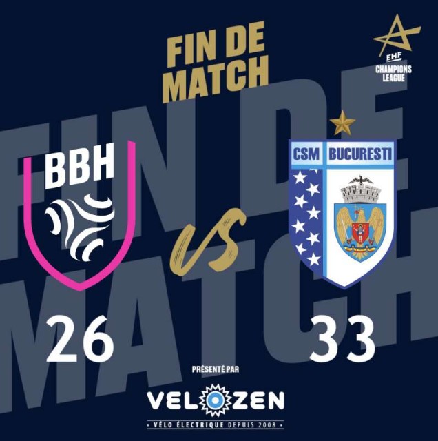 Handbal feminin: Victorie clară pentru CSM Bucureşti, la Brest, în Liga Campionilor