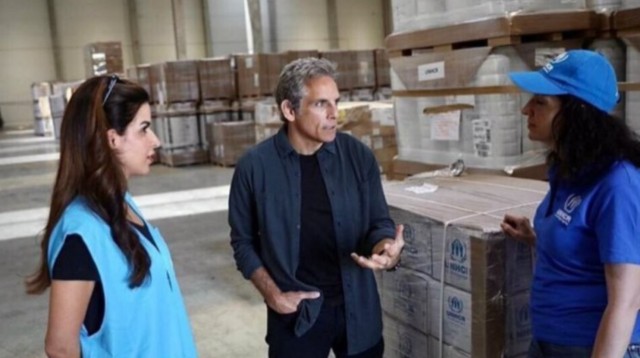 Actorul Ben Stiller, în vizită în Ucraina