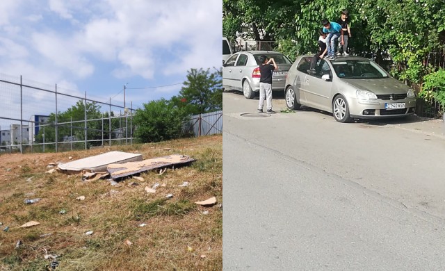 Locuitorii din Tomis Nord se plâng că le sunt vandalizate mașinile de copiii din Henri Coandă! Video