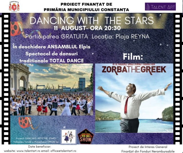 O nouă ediție „Dancing with the stars” vă așteaptă cu spectacole inedite de film, muzică și dans
