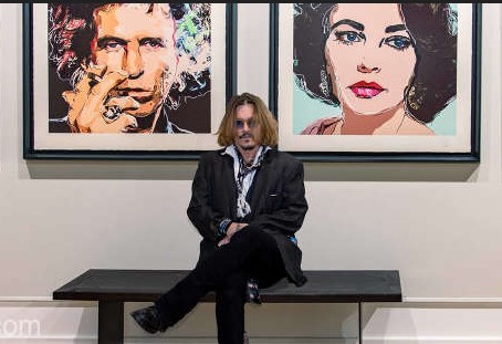 Tablouri pictate de Johnny Depp, vândute cu peste 3,5 milioane de euro