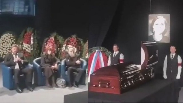Detaliu bizar la priveghiul Dariei Dughina. 