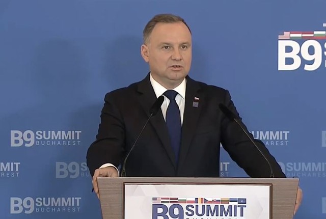 Summit B9 - Preşedintele Poloniei: Vrem să ne asigurăm că există o prezenţă mai puternică a NATO