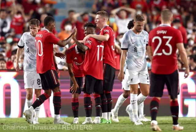 Fotbal: Manchester United - Liverpool 4-0, în meci amical