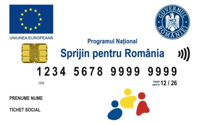 MIPE: 1,6 milioane de carduri pe care se încarcă ajutorul pentru alimente şi mese calde au fost emise