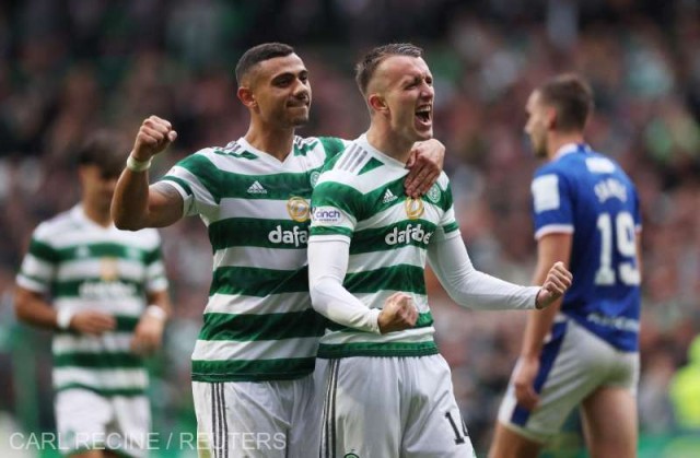 Fotbal: Celtic Glasgow, victorie categorică în derby-ul cu Glasgow Rangers (4-0)