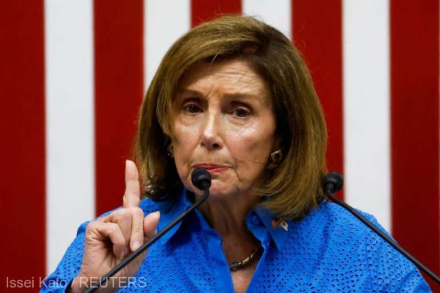 Statele Unite 'nu vor permite' Chinei să izoleze Taiwanul, afirmă Nancy Pelosi