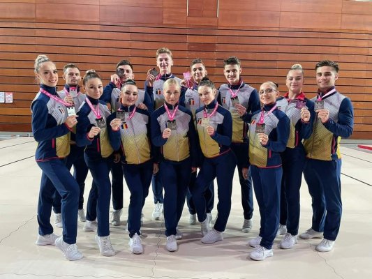 Lotul Național de gimnastică aerobică al României, în Birmingham SUA
