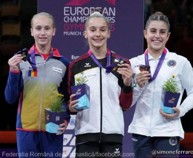 Gimnastică artistică: Medalii de argint pentru echipa României şi Amalia Ghigoarţă la Europenele de junioare