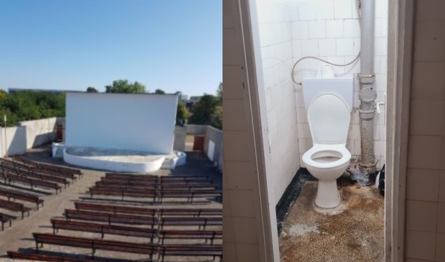 Grădina de vară din Saturn, într-o stare deplorabilă, deschisă turiștilor